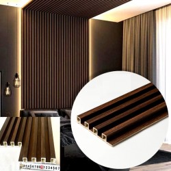 WPC ΠΑΝΕΛ ΤΟΙΧΟΥ ΜΕ 3D ΠΗΧΑΚΙΑ 300x16.5x2.5εκ.