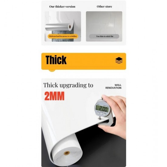 ΑΥΤΟΚΟΛΛΗΤΗ ΔΙΑΚΟΣΜΗΤΙΚΗ ΤΑΠΕΤΣΑΡΙΑ ΤΟΙΧΟΥ ΑΔΙΑΒΡΟΧΗ ΜΕ ΟΨΗ ΜΑΡΜΑΡΟΥ 3000Χ1200Χ2mm - BS1778L