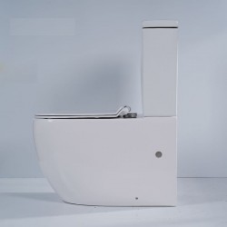 ΛΕΚΑΝΗ ΤΟΥΑΛΕΤΑΣ ΔΑΠΕΔΟΥ ΜΕ ΚΑΖΑΝΑΚΙ ΜΕ ΚΑΛΥΜΜΑ Soft Close ΛΕΥΚΗ 1049Α