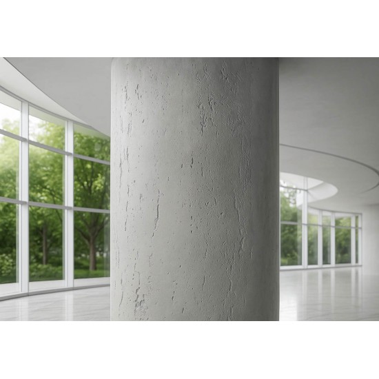 3D ΠΑΝΕΛ ΕΥΚΑΜΠΤΗΣ ΠΕΤΡΑΣ 104040 TRAVERTINE 60x120cm - LIGHT GREY