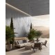 3D ΠΑΝΕΛ ΕΥΚΑΜΠΤΗΣ ΠΕΤΡΑΣ 104040 TRAVERTINE 60x120cm - LIGHT GREY