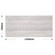 3D ΠΑΝΕΛ ΕΥΚΑΜΠΤΗΣ ΠΕΤΡΑΣ 104040 TRAVERTINE 60x120cm - LIGHT GREY