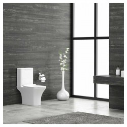 ΛΕΚΑΝΗ ΔΑΠΕΔΟΥ RIMLESS ΜΕ ΚΑΖΑΝΑΚΙ ΜΕ SLIM ΚΑΛΥΜΜΑ SOFT CLOSE KARAG NATALIA  - ΛEΥΚΗ