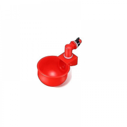 AUTOMATIC CHICKEN/RABBIT WATERER PLASTIC - RED