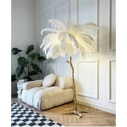 ΜΟΝΤΕΝΡΟ ΦΩΤΙΣΤΙΚΟ ΔΑΠΕΔΟΥ OSTRICH Υ170xΜ120εκ. ΜΕ ΝΤΟΥΙ ΓΙΑ ΛΑΜΠΤΗΡΑ ΣΕ ΛΕΥΚΟ ΧΡΩΜΑ