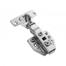 CABINET HINGES WITH METAL BRAKE BUTTON STRAIGHT WITH 3 ADJUSTMENTS INSULATED