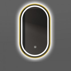 ΟΒΑΛ ΚΑΘΡΕΠΤΗΣ ΜΠΑΝΙΟΥ TOUCH LED 90x60cm 906001