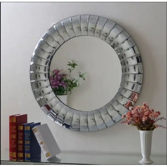 ΣΤΡΟΓΓΥΛΟΣ ΜΟΝΤΕΡΝΟΣ ΚΑΘΡΕΠΤΗΣ ΤΟΙΧΟΥ 80x80cm 808002