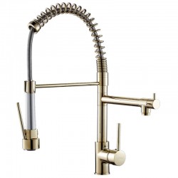 ΜΠΑΤΑΡΙΑ ΚΟΥΖΙΝΑΣ ΠΑΓΚΟΥ WT-5000 WATTARINO DOUBLE ΜΕ ΣΠΙΡΑΛ ΧΡΥΣΟ