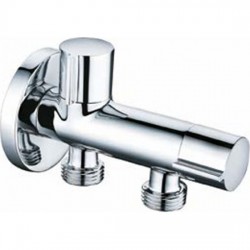 ΔΙΑΚΟΠΤΗΣ ΜΠΙΝΤΕ ΓΩΝΙΑΚΟΣ ΔΙΠΛΟΣ 1/2" ΧΡΩΜΙΟ 094145