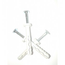 ΒΙΔΑ ΜΕ ΠΛΑΣΤΙΚΟ ΒΥΣΜΑ (ΟΥΠΑΤ) ΓΙΑ ΓΥΨΟΣΑΝΙΔΑ ΜΕ ΔΙΑΜΕΤΡΟ M6 ΚΑΙ ΜΗΚΟΣ 40mm 200ΤΜΧ